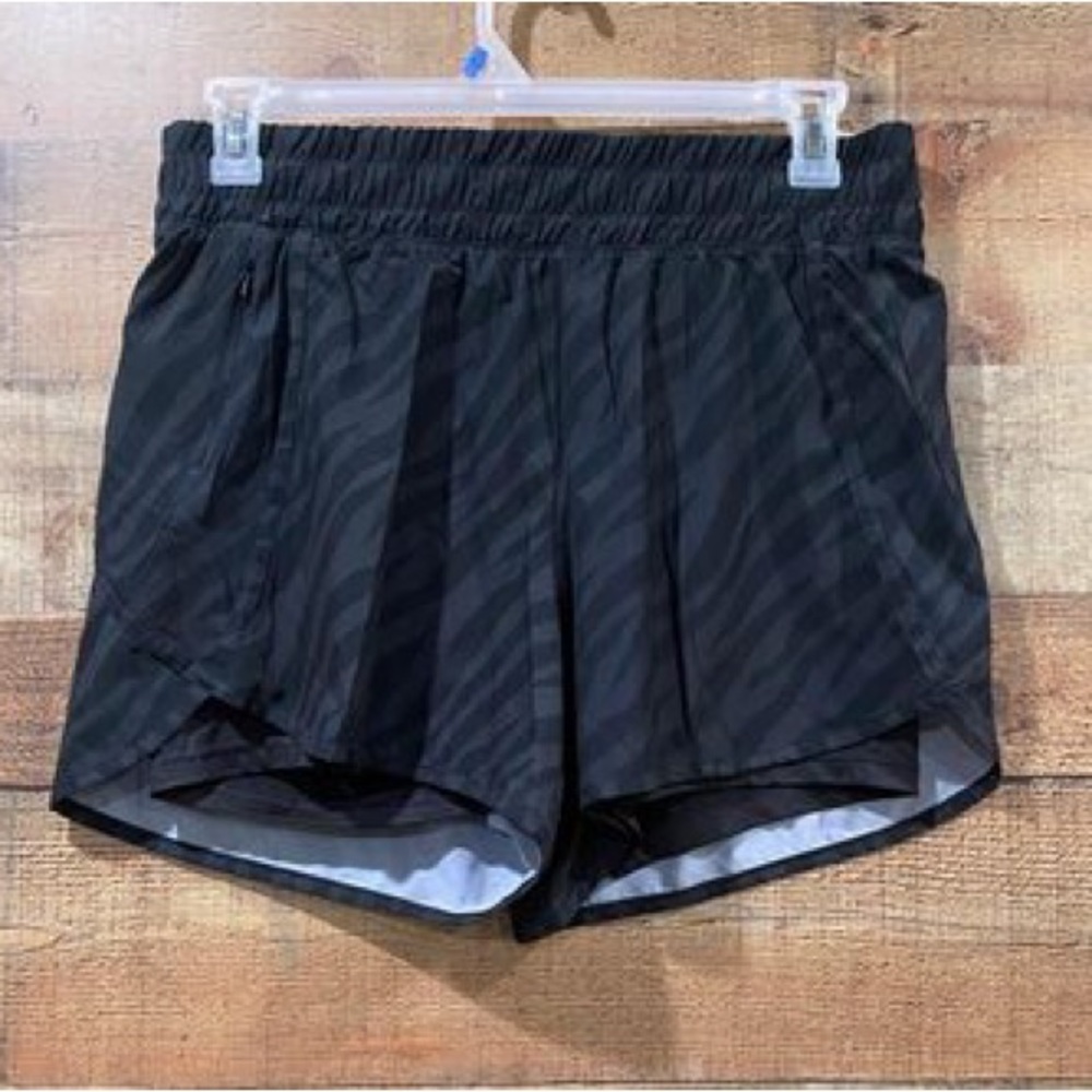 Avia Dual Layer Black Performance Running Bike Shorts Size Large 12/14